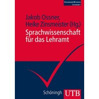 Sprachwissenschaft für das Lehramt von Utb GmbH