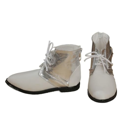 Uteruik BJD-Puppe Herren-Lederschuhe 1/3 60 cm BJD-Puppe Schnürschuhe Puppenzubehör (#A) von Uteruik