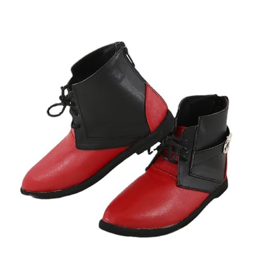 Uteruik BJD-Puppe Herren-Lederschuhe 1/3 60 cm BJD-Puppe Schnürschuhe Puppenzubehör (#B) von Uteruik