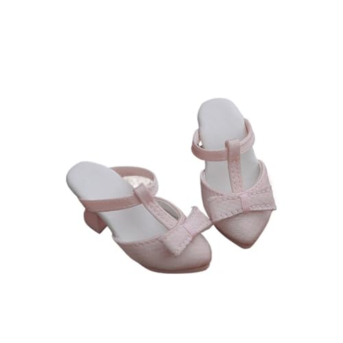 Uteruik BJD Puppe High Heel Sandalen 1/4 18 Zoll BJD Puppe SD Puppe Leder Hausschuhe Schuhe Puppenzubehör Rosa Uteruik BJD Puppe High Heel Sandalen 1/4 18 Zoll BJD Puppe SD Puppe Leder Hausschuhe Schuhe Puppenzubehör Rosa von Uteruik