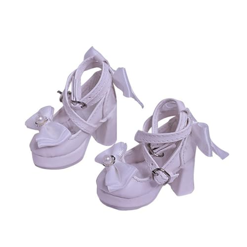 Uteruik BJD Puppe High Heel Schuhe 1/3 60cm BJD Puppe Schnalle Schleife Schuhe Puppe Zubehör Weiß Uteruik BJD Puppe High Heel Schuhe 1/3 60cm BJD Puppe Schnalle Schleife Schuhe Puppe Zubehör Weiß von Uteruik