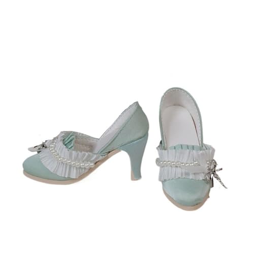 Uteruik BJD Puppe High Heel Schuhe 1/3 60cm BJD SD Puppe Hellgrün Schuhe Puppenzubehör von Uteruik