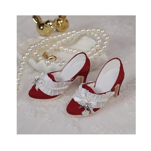 Uteruik BJD Puppe High Heel Schuhe 1/3 60cm BJD SD Puppe Rote Schuhe Puppenzubehör Uteruik BJD Puppe High Heel Schuhe 1/3 60cm BJD SD Puppe Rote Schuhe Puppenzubehör von Uteruik