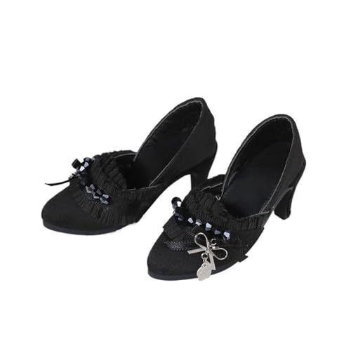 Uteruik BJD Puppe High Heel Schuhe 1/3 60cm BJD SD Puppe Schwarze Schuhe Puppenzubehör Uteruik BJD Puppe High Heel Schuhe 1/3 60cm BJD SD Puppe Schwarze Schuhe Puppenzubehör von Uteruik