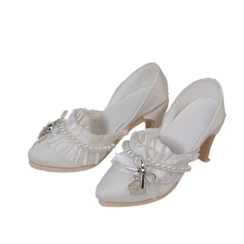 Uteruik BJD Puppe High Heel Schuhe 1/3 60cm BJD SD Puppe Weiße Schuhe Puppenzubehör Uteruik BJD Puppe High Heel Schuhe 1/3 60cm BJD SD Puppe Weiße Schuhe Puppenzubehör von Uteruik