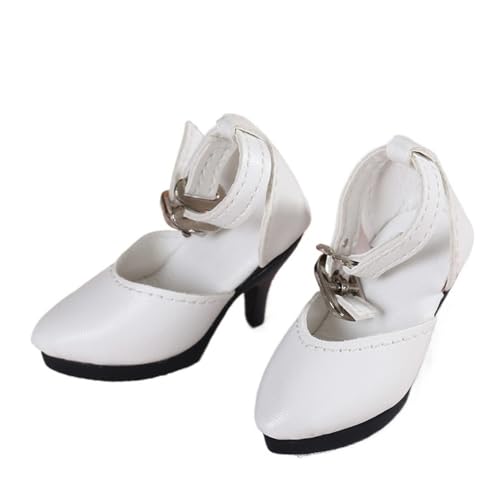 Uteruik BJD Puppe High Heel Schuhe 1/4 18 Zoll BJD Puppe SD Puppe Lederschuhe Puppenzubehör Weiß Uteruik BJD Puppe High Heel Schuhe 1/4 18 Zoll BJD Puppe SD Puppe Lederschuhe Puppenzubehör Weiß von Uteruik
