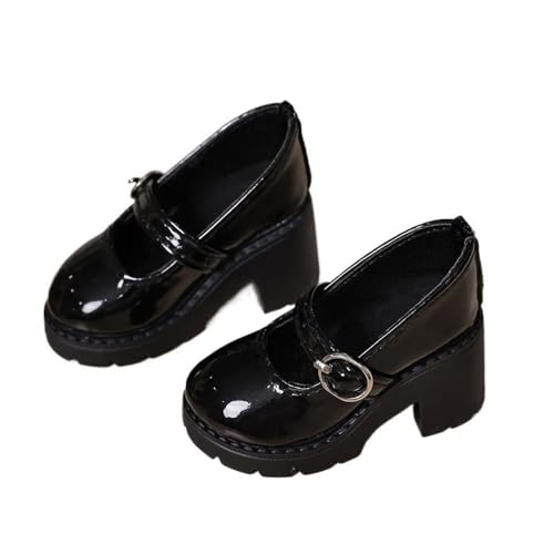Uteruik BJD Puppe High Heel Schuhe 1/4 18 Zoll BJD Puppe SD Puppe Schwarze Lederschuhe Puppenzubehör Uteruik BJD Puppe High Heel Schuhe 1/4 18 Zoll BJD Puppe SD Puppe Schwarze Lederschuhe Puppenzubehör von Uteruik