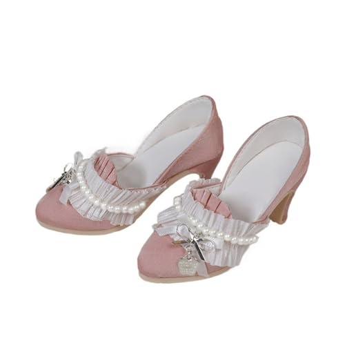 Uteruik BJD Puppe High Heel Schuhe 1/4 18 Zoll BJD Puppe SD Puppenschuhe Puppenzubehör Rosa Uteruik BJD Puppe High Heel Schuhe 1/4 18 Zoll BJD Puppe SD Puppenschuhe Puppenzubehör Rosa von Uteruik