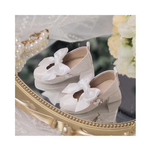 Uteruik BJD Puppe High Heel Schuhe 1/4 18 Zoll BJD Puppe Schleife Schuhe Puppenzubehör Weiß Uteruik BJD Puppe High Heel Schuhe 1/4 18 Zoll BJD Puppe Schleife Schuhe Puppenzubehör Weiß von Uteruik