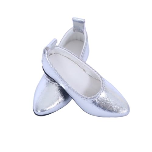 Uteruik BJD Puppe High Heel Schuhe 1/4 18 Zoll BJD Puppe Spitze Lederschuhe Puppenzubehör Silber Uteruik BJD Puppe High Heel Schuhe 1/4 18 Zoll BJD Puppe Spitze Lederschuhe Puppenzubehör Silber von Uteruik