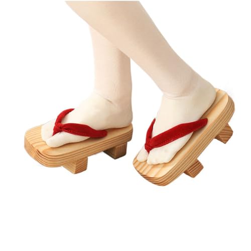 Uteruik BJD Puppe Holz Clogs Sandalen 1/3 60cm BJD Puppe SD Puppe Japanische Traditionelle Schuhe Puppenzubehör Uteruik BJD Puppe Holz Clogs Sandalen 1/3 60cm BJD Puppe SD Puppe Japanische Traditionelle Schuhe Puppenzubehör von Uteruik
