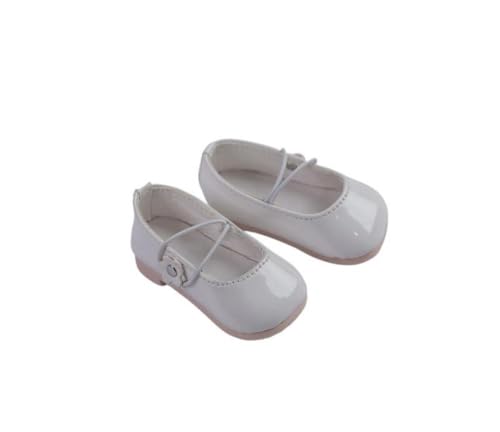 Uteruik BJD Puppe Lederschuhe 1/6 11,8 Zoll BJD Puppe weiße Schuhe Puppenzubehör Uteruik BJD Puppe Lederschuhe 1/6 11,8 Zoll BJD Puppe weiße Schuhe Puppenzubehör von Uteruik