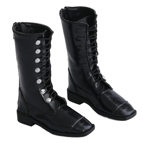 Uteruik BJD Puppe Lederstiefel 1/3 60cm BJD Puppe SD Puppe Schwarze Schnalle Schuhe Puppenzubehör Uteruik BJD Puppe Lederstiefel 1/3 60cm BJD Puppe SD Puppe Schwarze Schnalle Schuhe Puppenzubehör von Uteruik