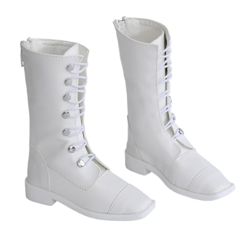 Uteruik BJD Puppe Lederstiefel 1/3 60cm BJD Puppe SD Puppe Weiße Schnalle Schuhe Puppenzubehör Uteruik BJD Puppe Lederstiefel 1/3 60cm BJD Puppe SD Puppe Weiße Schnalle Schuhe Puppenzubehör von Uteruik