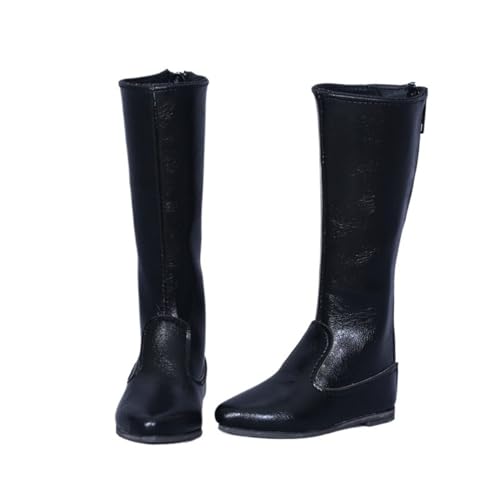 Uteruik BJD Puppe Lederstiefel 1/3 60cm BJD Puppe Schwarz Niedrigen Absatz Schuhe Puppe Zubehör Uteruik BJD Puppe Lederstiefel 1/3 60cm BJD Puppe Schwarz Niedrigen Absatz Schuhe Puppe Zubehör von Uteruik