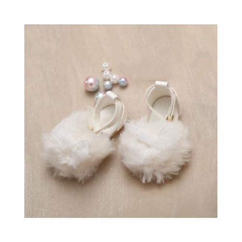 Uteruik BJD Puppe Plüschschuhe 1/6 11,8 Zoll BJD Puppe Flache Schnalle Schuhe Puppenzubehör Weiß Uteruik BJD Puppe Plüschschuhe 1/6 11,8 Zoll BJD Puppe Flache Schnalle Schuhe Puppenzubehör Weiß von Uteruik