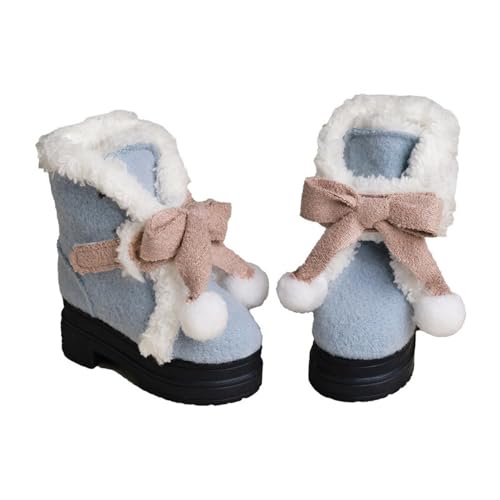 Uteruik BJD Puppe Winterstiefel 1/4 18 Zoll BJD Puppe Plüsch Bogen Stiefel Schuhe Puppenzubehör Blau Uteruik BJD Puppe Winterstiefel 1/4 18 Zoll BJD Puppe Plüsch Bogen Stiefel Schuhe Puppenzubehör Blau von Uteruik