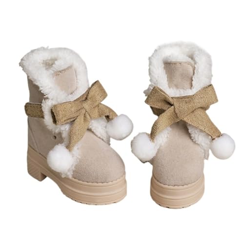 Uteruik BJD Puppe Winterstiefel 1/4 18 Zoll BJD Puppe Plüsch Schleife Stiefel Schuhe Puppenzubehör Khaki Uteruik BJD Puppe Winterstiefel 1/4 18 Zoll BJD Puppe Plüsch Schleife Stiefel Schuhe Puppenzubehör Khaki von Uteruik