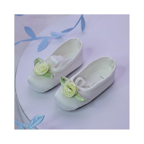 Uteruik BJD-Puppen-Ballettschuhe, 1/4, 18 Zoll, BJD-Puppe, Flache Schuhe, Puppenzubehör (#C) von Uteruik