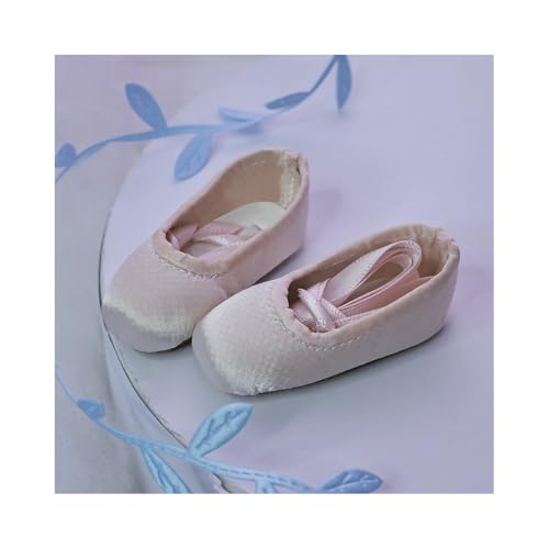 Uteruik BJD-Puppen-Ballettschuhe, 1/4, 18 Zoll, BJD-Puppe, Flache Schuhe, Puppenzubehör (#D) von Uteruik