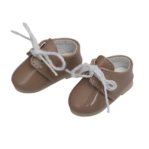 Uteruik BJD Puppen-Schnürschuhe 1/6 11,8 Zoll BJD Puppe, 20 cm Baumwollpuppe Lederschuhe Puppenzubehör Khaki Uteruik BJD Puppen-Schnürschuhe 1/6 11,8 Zoll BJD Puppe, 20 cm Baumwollpuppe Lederschuhe Puppenzubehör Khaki von Uteruik