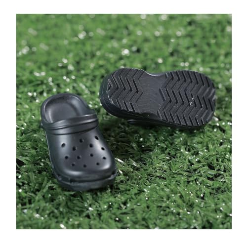 Uteruik BJD Puppenhausschuhe 1/6 11,8 Zoll BJD Puppe Schwarze Sandalen Puppenzubehör Uteruik BJD Puppenhausschuhe 1/6 11,8 Zoll BJD Puppe Schwarze Sandalen Puppenzubehör von Uteruik
