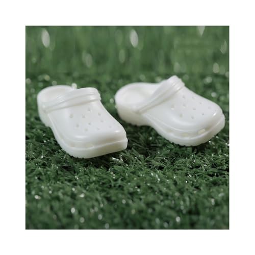 Uteruik BJD Puppenhausschuhe 1/6 11,8 Zoll BJD Puppe Weiße Sandalen Puppenzubehör Uteruik BJD Puppenhausschuhe 1/6 11,8 Zoll BJD Puppe Weiße Sandalen Puppenzubehör von Uteruik