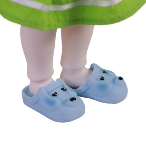 Uteruik BJD Puppenhausschuhe 1/6 11,8 Zoll BJD Puppenhund-Styling-Schuhe Puppenzubehör Blau Uteruik BJD Puppenhausschuhe 1/6 11,8 Zoll BJD Puppenhund-Styling-Schuhe Puppenzubehör Blau von Uteruik