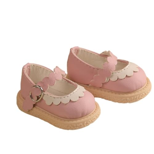 Uteruik BJD Puppenlederschuhe 1/6 11,8 Zoll BJD Puppe Baumwollpuppenschuhe Puppenzubehör Rosa Uteruik BJD Puppenlederschuhe 1/6 11,8 Zoll BJD Puppe Baumwollpuppenschuhe Puppenzubehör Rosa von Uteruik