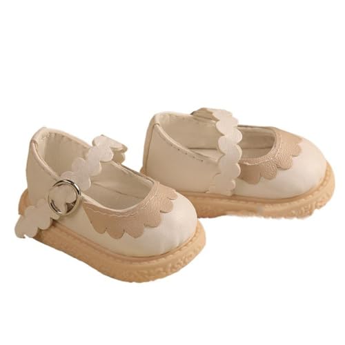 Uteruik BJD Puppenlederschuhe 1/6 11,8 Zoll BJD Puppe Baumwollpuppenschuhe Puppenzubehör Weiß Uteruik BJD Puppenlederschuhe 1/6 11,8 Zoll BJD Puppe Baumwollpuppenschuhe Puppenzubehör Weiß von Uteruik