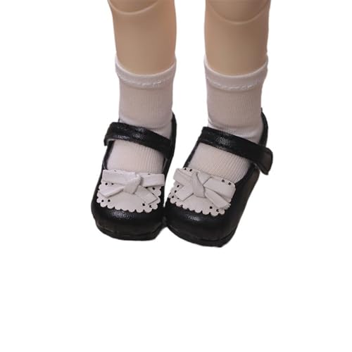 Uteruik BJD Puppenlederschuhe 1/6 11,8 Zoll BJD Puppen Retro Schuhe Puppenzubehör Schwarz Uteruik BJD Puppenlederschuhe 1/6 11,8 Zoll BJD Puppen Retro Schuhe Puppenzubehör Schwarz von Uteruik