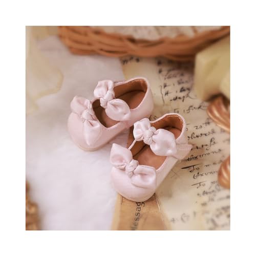 Uteruik BJD Puppenlederschuhe 1/6 11,8 Zoll BJD Puppenschleifenschuhe Puppenzubehör Rosa Uteruik BJD Puppenlederschuhe 1/6 11,8 Zoll BJD Puppenschleifenschuhe Puppenzubehör Rosa von Uteruik