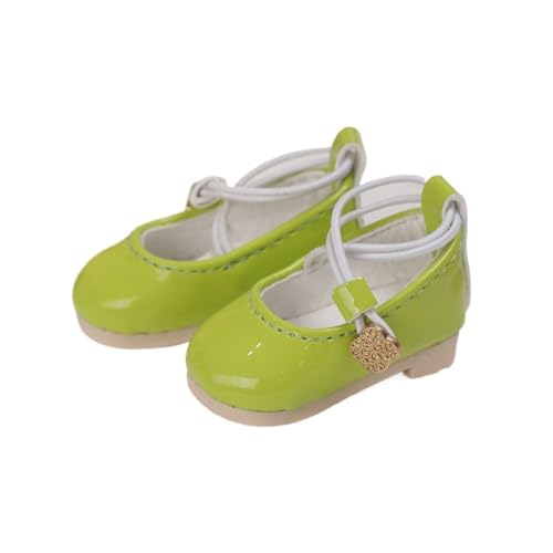 Uteruik BJD Puppenlederschuhe 1/6 11,8 Zoll BJD Puppenschnallenschuhe Puppenzubehör Grün Uteruik BJD Puppenlederschuhe 1/6 11,8 Zoll BJD Puppenschnallenschuhe Puppenzubehör Grün von Uteruik