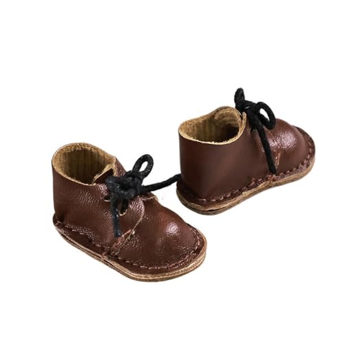 Uteruik BJD Puppenlederschuhe 1/6 11,8 Zoll BJD Puppenschnürschuhe Puppenzubehör Braun Uteruik BJD Puppenlederschuhe 1/6 11,8 Zoll BJD Puppenschnürschuhe Puppenzubehör Braun von Uteruik