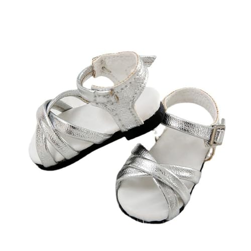 Uteruik BJD Puppensandalen 1/6 11,8 Zoll BJD Puppe Silber Schuhe Puppenzubehör Uteruik BJD Puppensandalen 1/6 11,8 Zoll BJD Puppe Silber Schuhe Puppenzubehör von Uteruik