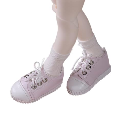 Uteruik BJD Puppenschuhe, flach, 1/6, 11,8 Zoll, BJD SD Puppe, Schnürschuhe, Puppenzubehör, Rosa Uteruik BJD Puppenschuhe, flach, 1/6, 11,8 Zoll, BJD SD Puppe, Schnürschuhe, Puppenzubehör, Rosa von Uteruik