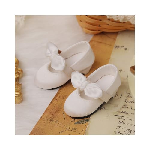 Uteruik BJD Puppenschuhe 1/6 11,8 Zoll BJD Puppenschleifenschuhe Puppenzubehör Weiß Uteruik BJD Puppenschuhe 1/6 11,8 Zoll BJD Puppenschleifenschuhe Puppenzubehör Weiß von Uteruik