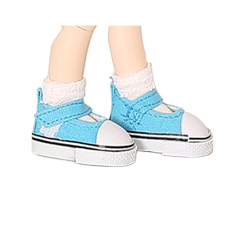 Uteruik BJD Puppenschuhe 1/6 11,8 Zoll BJD SD Puppe Flache Schuhe Puppenzubehör Blau Uteruik BJD Puppenschuhe 1/6 11,8 Zoll BJD SD Puppe Flache Schuhe Puppenzubehör Blau von Uteruik