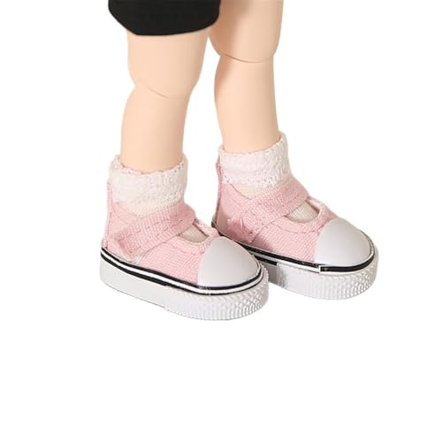Uteruik BJD Puppenschuhe 1/6 11,8 Zoll BJD SD Puppe Flache Schuhe Puppenzubehör Rosa Uteruik BJD Puppenschuhe 1/6 11,8 Zoll BJD SD Puppe Flache Schuhe Puppenzubehör Rosa von Uteruik
