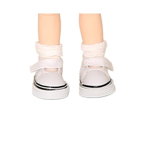 Uteruik BJD Puppenschuhe 1/6 11,8 Zoll BJD SD Puppe Flache Schuhe Puppenzubehör Weiß Uteruik BJD Puppenschuhe 1/6 11,8 Zoll BJD SD Puppe Flache Schuhe Puppenzubehör Weiß von Uteruik
