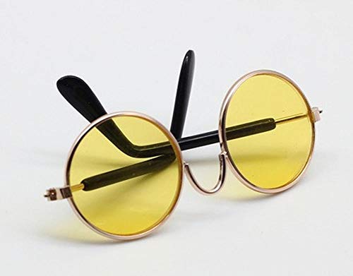 Uteruik Puppenbrille, Sonnenbrille, Puppen-Kostüm, Zubehör, Spielzeug, 1 Stück (#E) von Uteruik