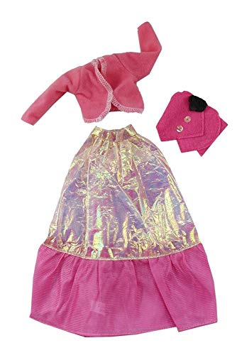 Uteruik Puppenkleidung für 11,5 Zoll Mädchen Puppe - Mantel Hemd Rock Outfits Kostüm Zubehör Geburtstagsgeschenk (#B) von Uteruik
