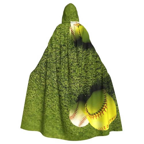 Uusnwaa Baseball-Umhang mit Kapuze, Baseball-Druck, Umhang mit Kapuze, Mittelalter-Renaissance-Umhang für Damen und Herren, Halloween, Cosplay-Kostüm Uusnwaa Baseball-Umhang mit Kapuze, Baseball-Druck, Umhang mit Kapuze, Mittelalter-Renaissance-Umhang für Damen und Herren, Halloween, Cosplay-Kostüm von Uusnwaa