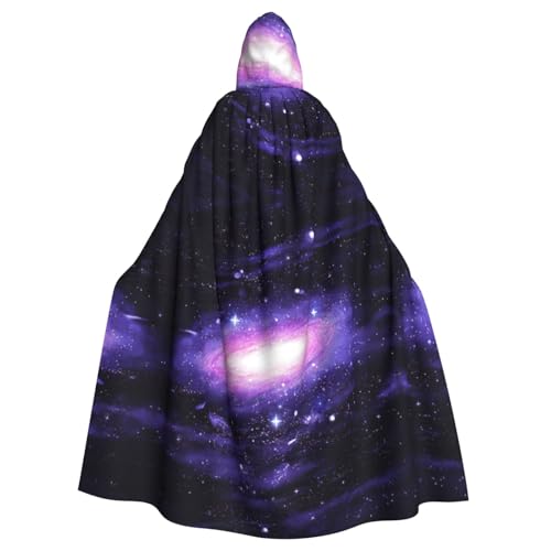 Uusnwaa Umhang mit Kapuze, Galaxie, Weltraum-Kunstdruck, Umhang mit Kapuze, Mittelalter-Renaissance-Umhang für Damen und Herren, Halloween, Cosplay-Kostüm Uusnwaa Umhang mit Kapuze, Galaxie, Weltraum-Kunstdruck, Umhang mit Kapuze, Mittelalter-Renaissance-Umhang für Damen und Herren, Halloween, Cosplay-Kostüm von Uusnwaa