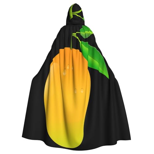 Uusnwaa Umhang mit Kapuze, Mango-Druck, Umhang mit Kapuze, Mittelalter-Renaissance-Umhang für Damen und Herren, Halloween, Cosplay-Kostüm Uusnwaa Umhang mit Kapuze, Mango-Druck, Umhang mit Kapuze, Mittelalter-Renaissance-Umhang für Damen und Herren, Halloween, Cosplay-Kostüm von Uusnwaa