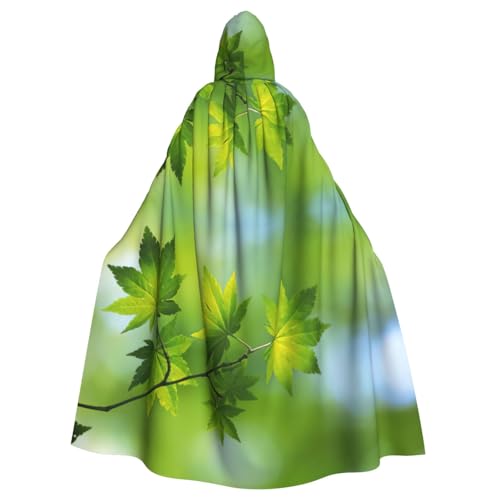 Uusnwaa Umhang mit Kapuze, mittelalterlicher Renaissance-Umhang mit Kapuze, für Damen und Herren, Halloween, Cosplay-Kostüm, Grün Uusnwaa Umhang mit Kapuze, mittelalterlicher Renaissance-Umhang mit Kapuze, für Damen und Herren, Halloween, Cosplay-Kostüm, Grün von Uusnwaa
