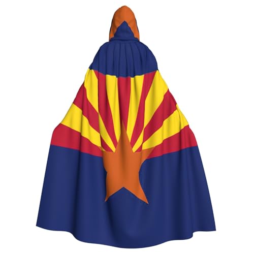 Uusnwaa Umhang mit Kapuze und Arizona-Flagge, Umhang mit Kapuze, Mittelalter-Renaissance-Umhang für Damen und Herren, Halloween, Cosplay-Kostüm Uusnwaa Umhang mit Kapuze und Arizona-Flagge, Umhang mit Kapuze, Mittelalter-Renaissance-Umhang für Damen und Herren, Halloween, Cosplay-Kostüm von Uusnwaa