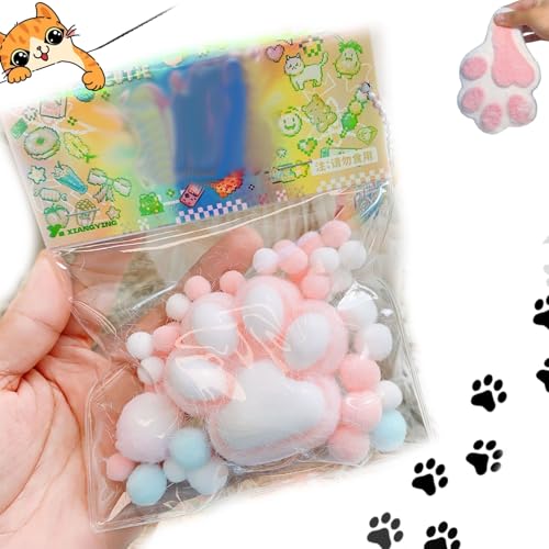 Taba Squishy,katzenpfoten Squishy,Cat Squishy Quetschspielzeug,Handgemachtes Taba Squishy Big Cat Paw Squeeze Toys Aus Silikon Zum Stressabbau,Cat Paw Squishy Zappelspielzeug-B von Uuxkgu