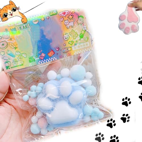 Taba Squishy,katzenpfoten Squishy,Cat Squishy Quetschspielzeug,Handgemachtes Taba Squishy Big Cat Paw Squeeze Toys Aus Silikon Zum Stressabbau,Cat Paw Squishy Zappelspielzeug-D von Uuxkgu