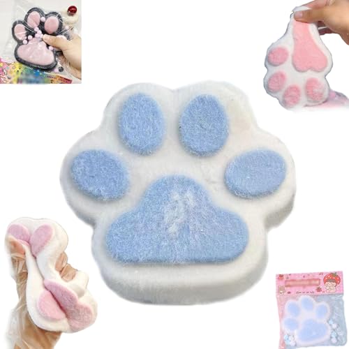 Taba Squishy Paw Big, Handgemachtes Taba Squishy Big Cat Paw Squeeze Toys, Cat Paw Anti Stress Bälle, Cat Squishy Quetschspielzeug, Handgemachtes Squishy-Spielzeug Aus Silikon Zum Stressabbau-B von Uuxkgu